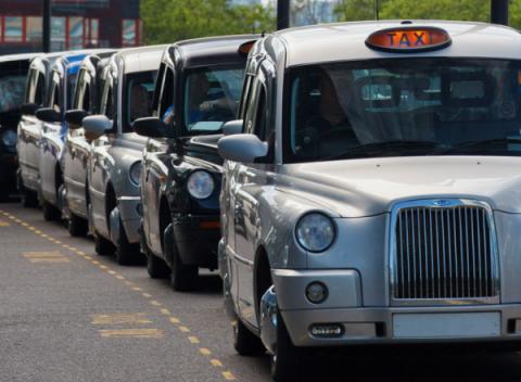 Taxi in Londen